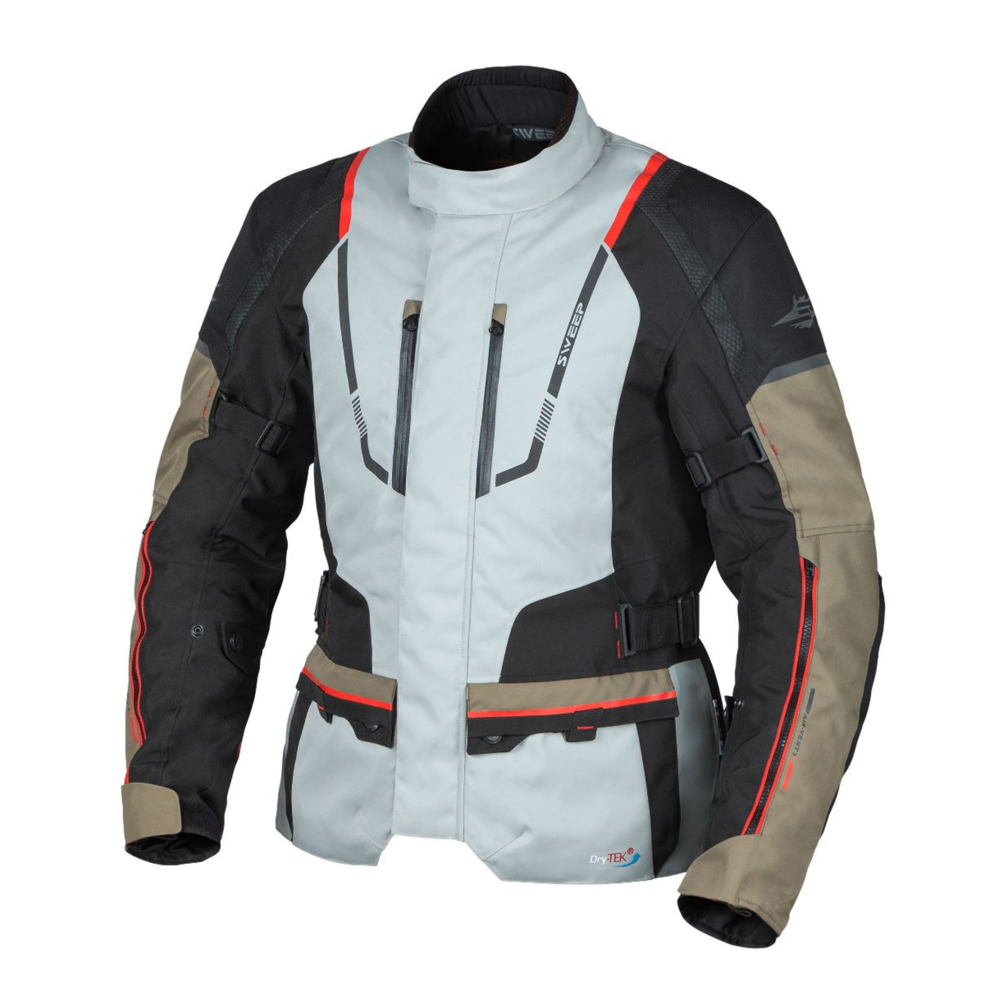 Sweep Mc Jacka Azimut Vattentät Svart/Grå/Khaki