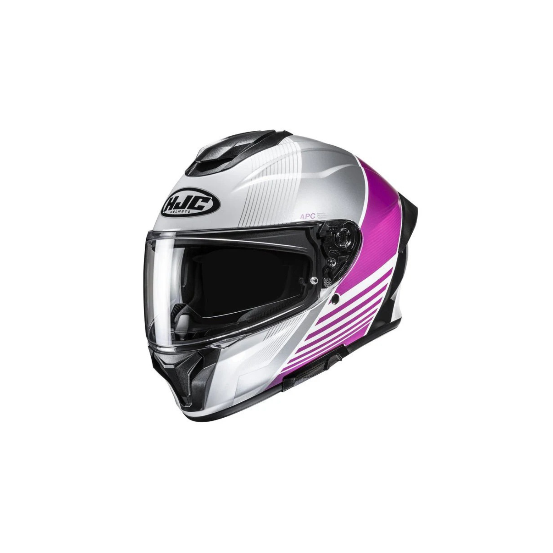 HJC Helmet C71 Morix Vit/Rosa MC8