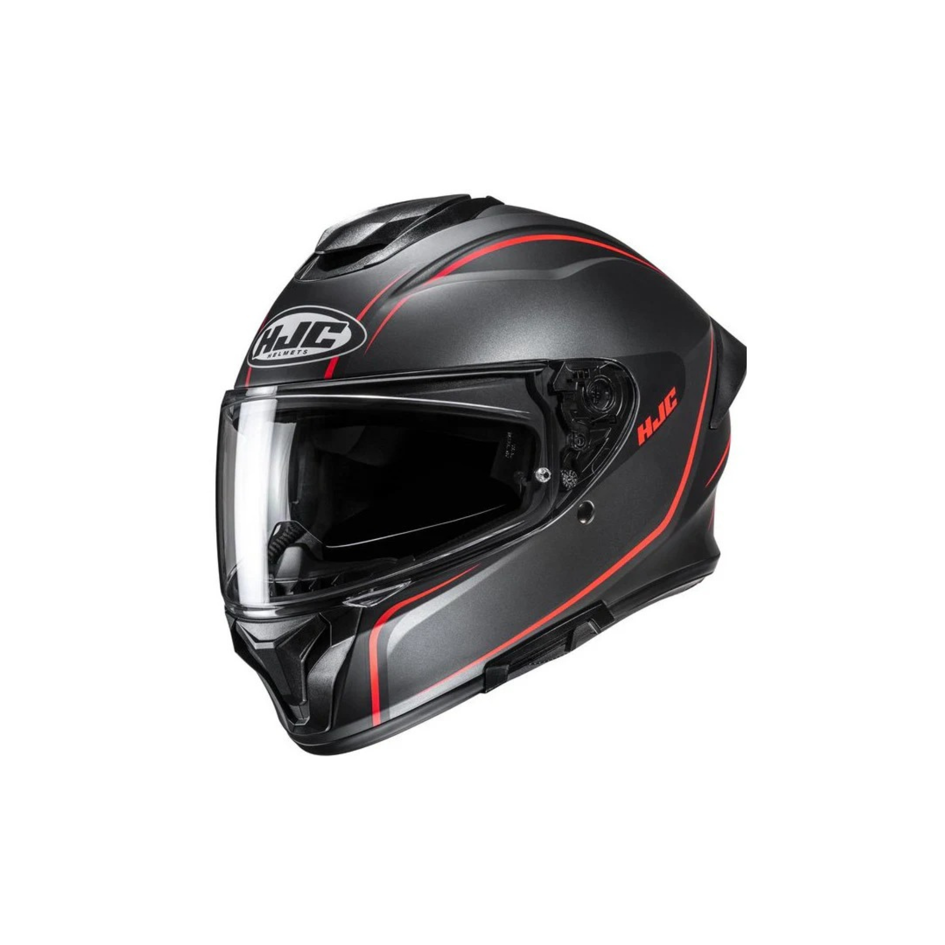 HJC Helmet C71 Quez Svart/Röd MC1SF