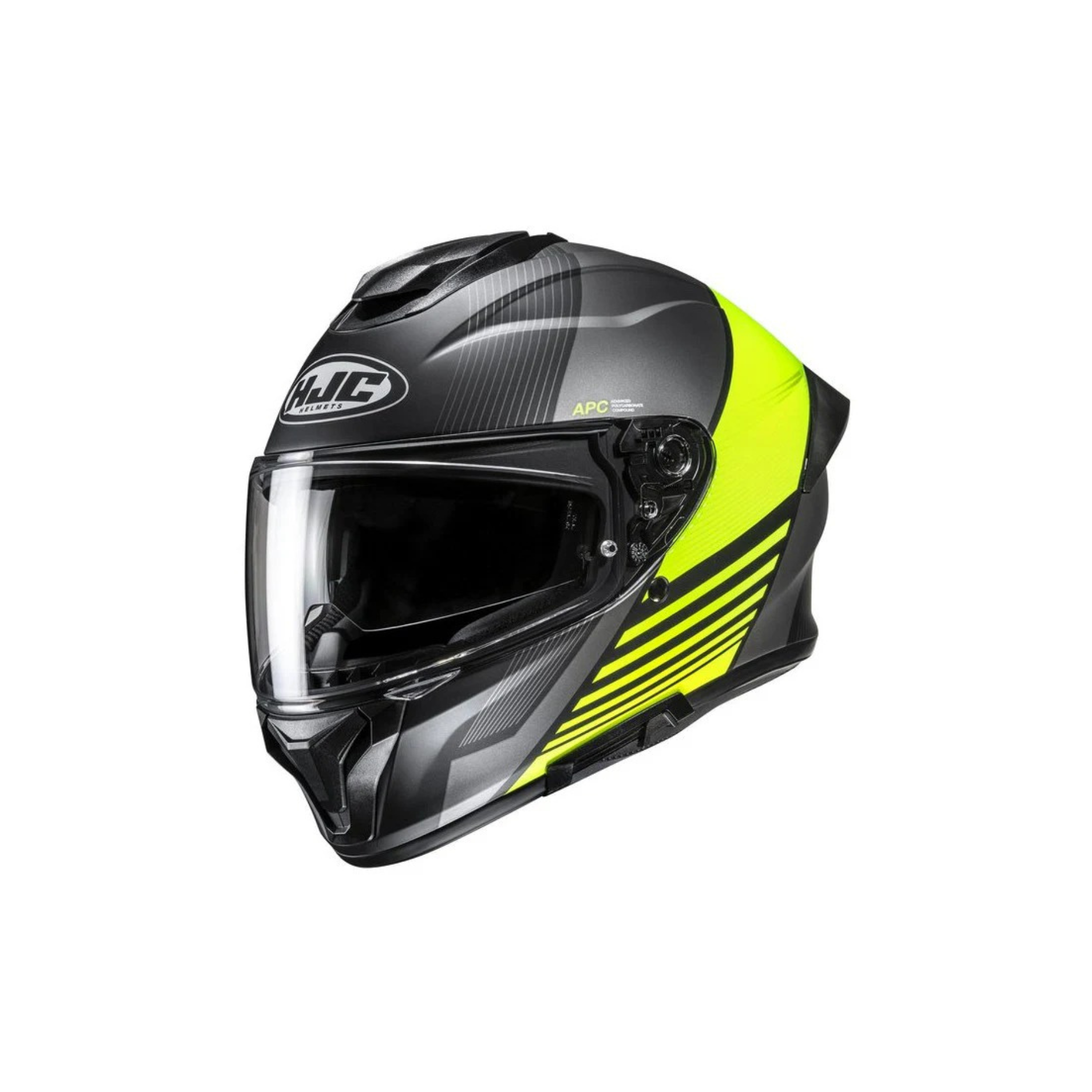 HJC Helmet C71 Morix Svart/Fluo Gul MC3HSF
