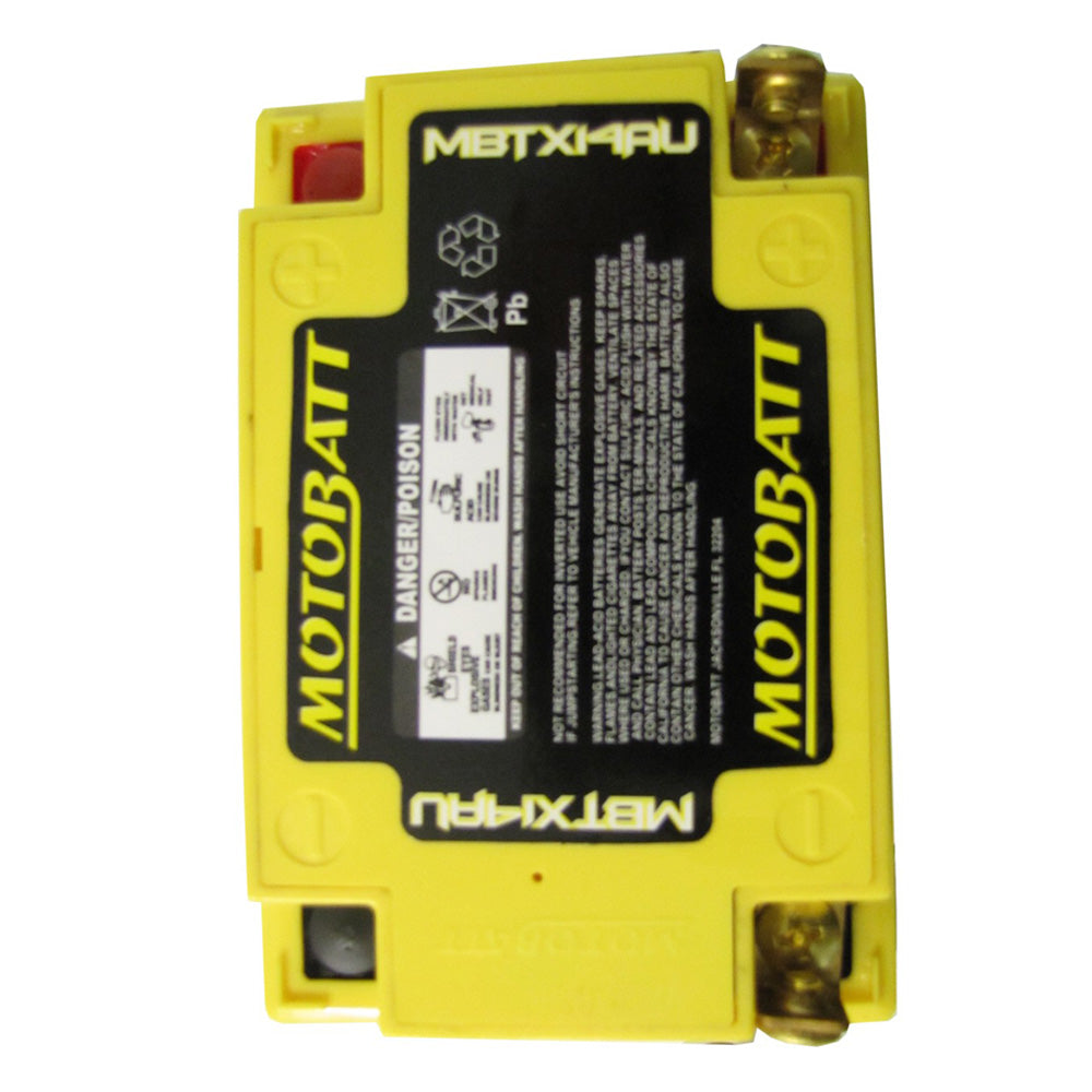 Motobatt MBTX14AU Underhållsfritt Mc Battteri