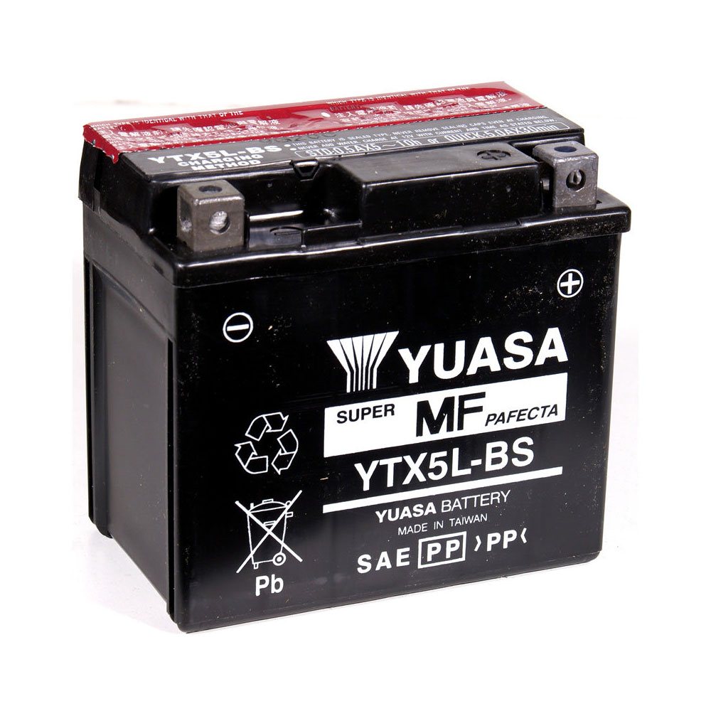 Yuasa Batteri YTX5L-BS (cp) inkl syrapack