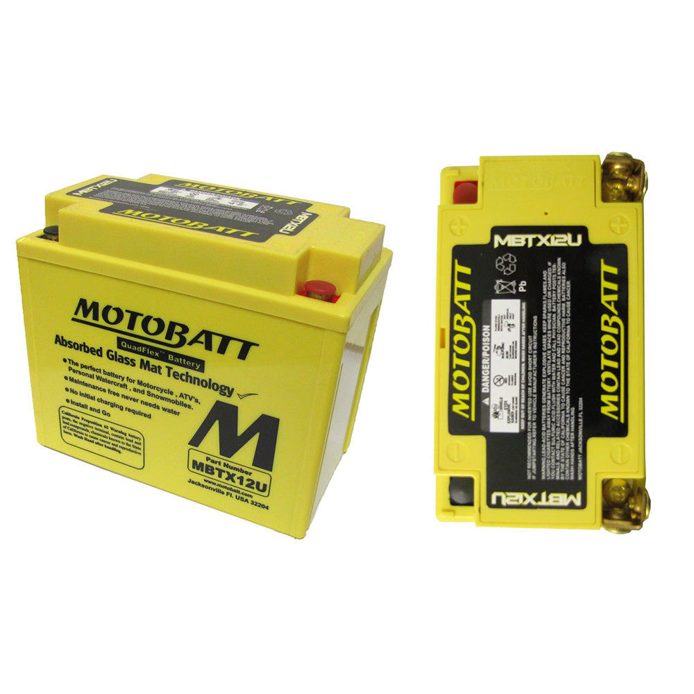 Motobatt MBTX12U Underhållsfritt Mc Battteri