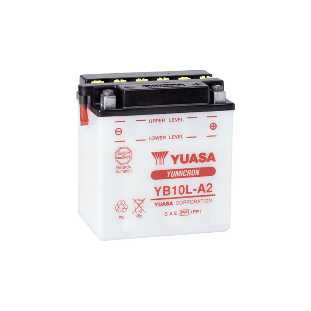 YUASA batteri YB10L-A2 (CP) Inkl syra
