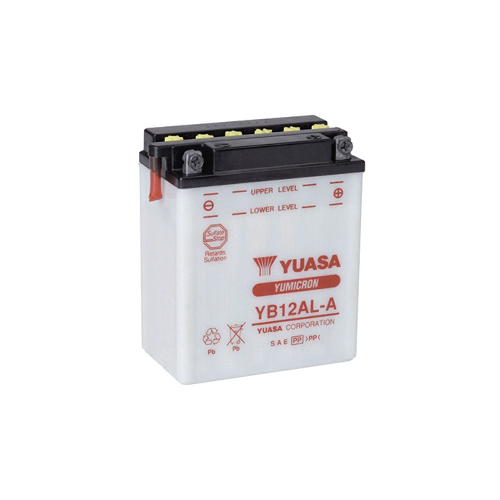 YUASA batteri YB12AL-A (DC) Exkl syra