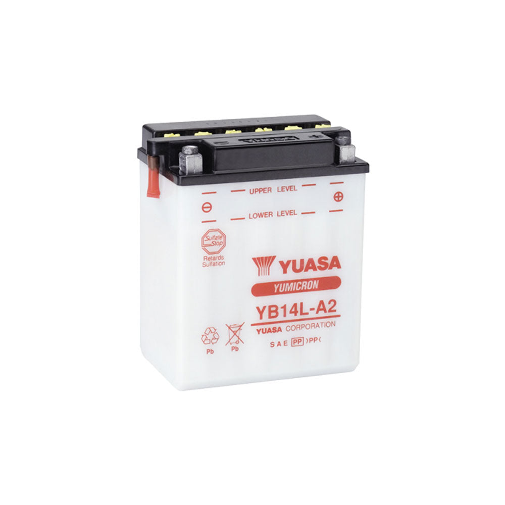 Yuasa Batteri YB14L-A2 (cp) inkl syrapack