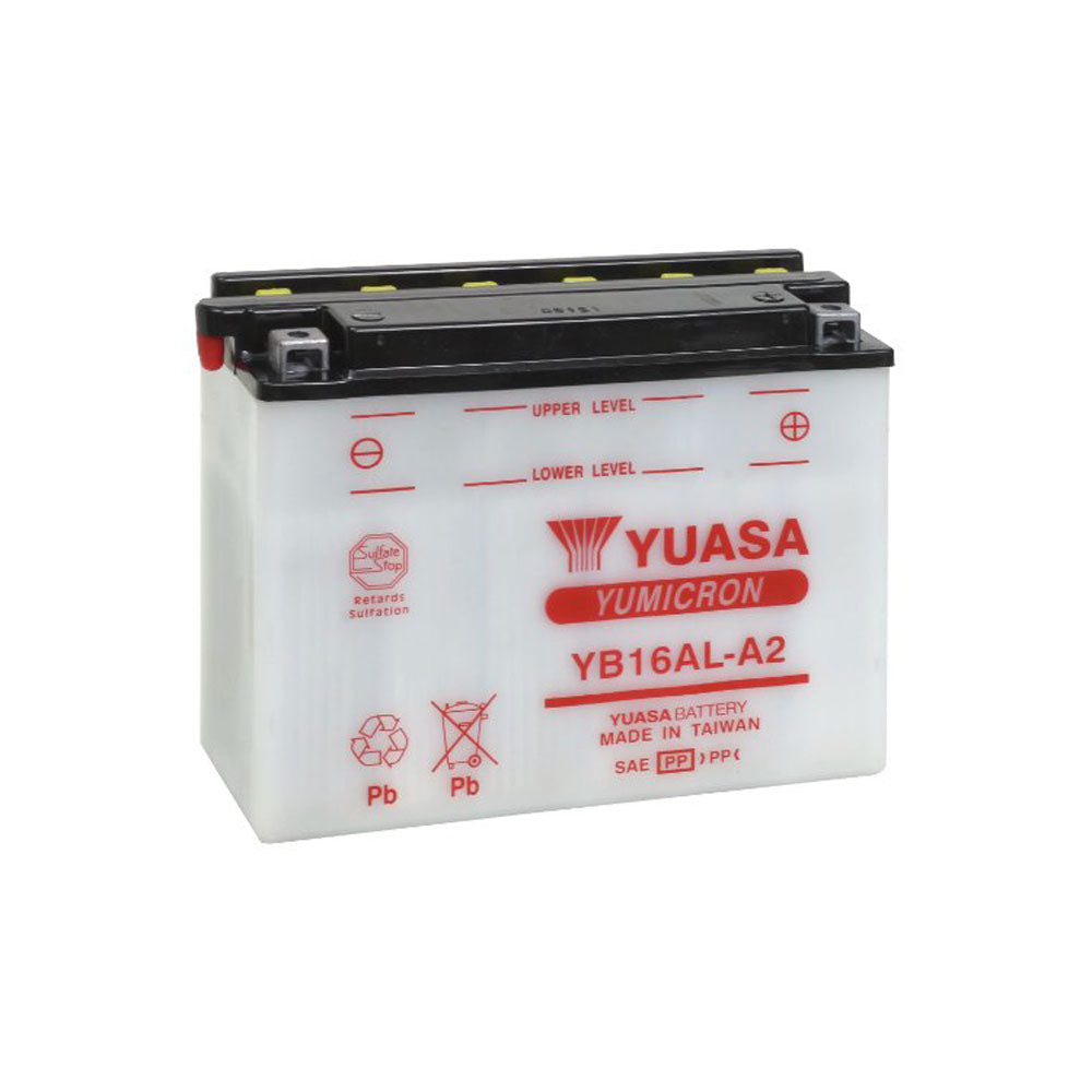 YUASA batteri YB16AL-A2 (CP) Inkl syra
