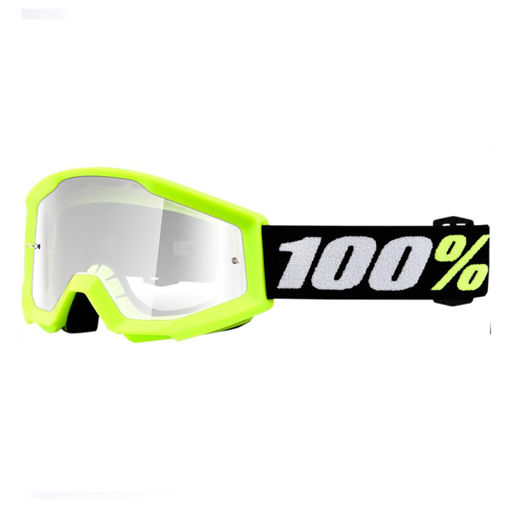 100% GOGGLE STRATA MINI Grön neon