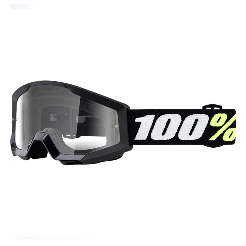 100% GOGGLE STRATA MINI SVART