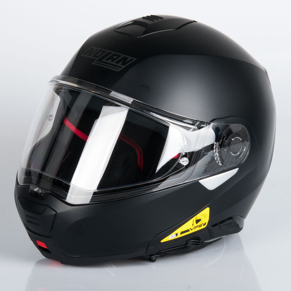 NOLAN N100-5 CLASSIC N-COM Öppningsbar Mc Hjälm Mattsvart