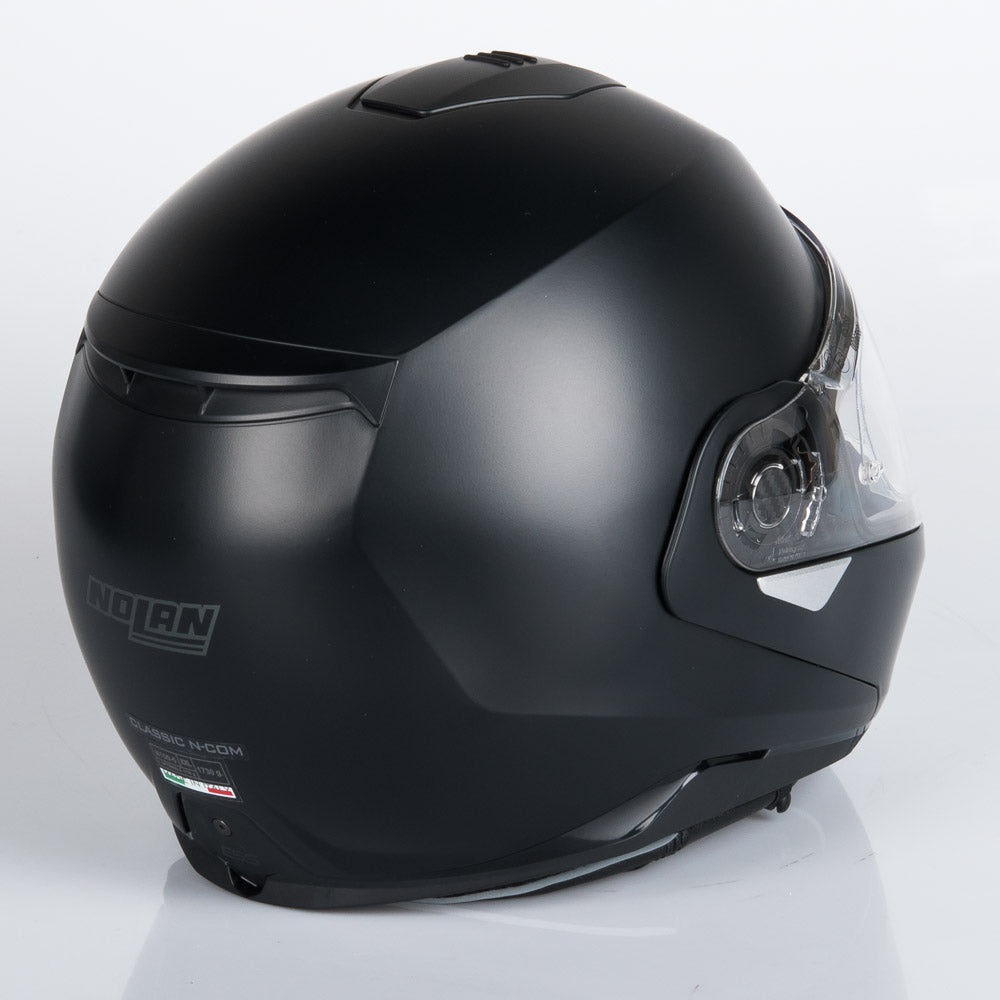 NOLAN N100-5 CLASSIC N-COM Öppningsbar Mc Hjälm Mattsvart