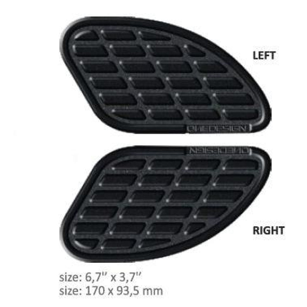 UNIVERSAL SIDE TANK PAD - MATTE BLACK