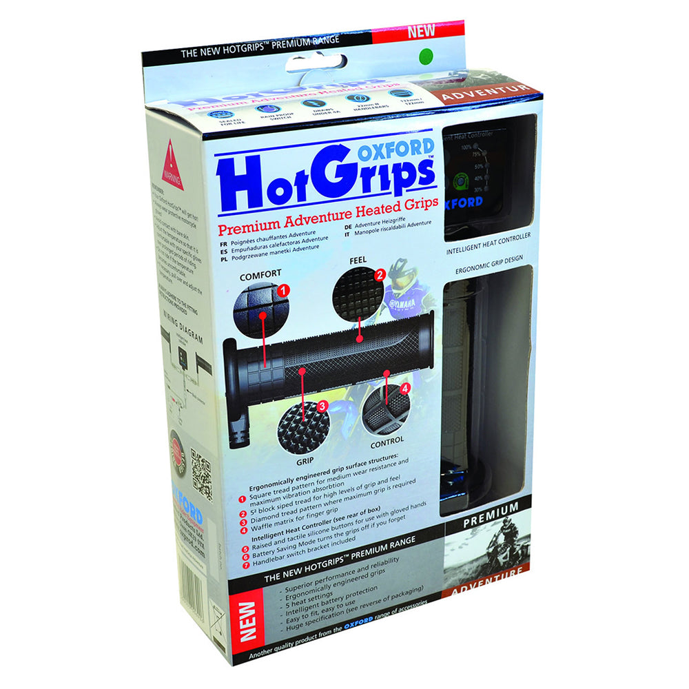 Oxford Adventure Premium Värmehandtag Hotgrips V8
