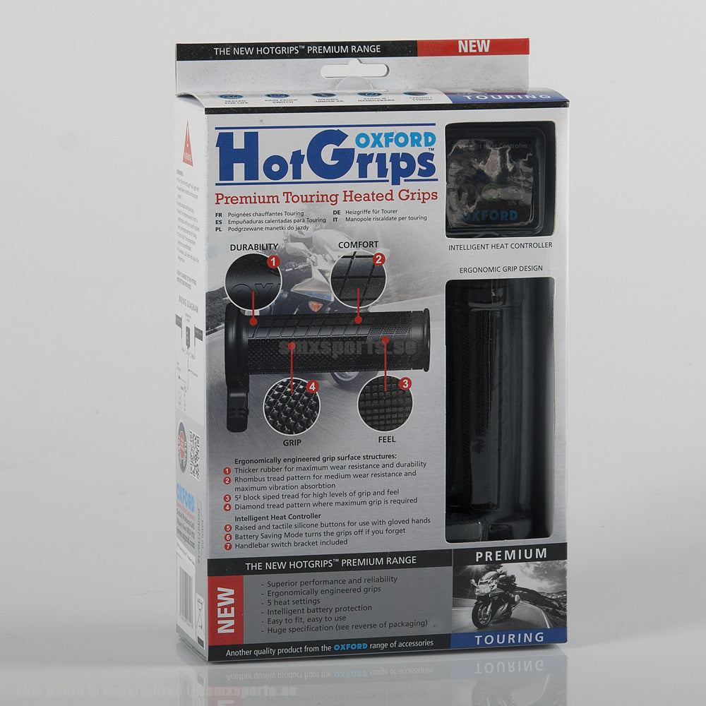 Oxford Touring Premium Värmehandtag Hotgrips V8