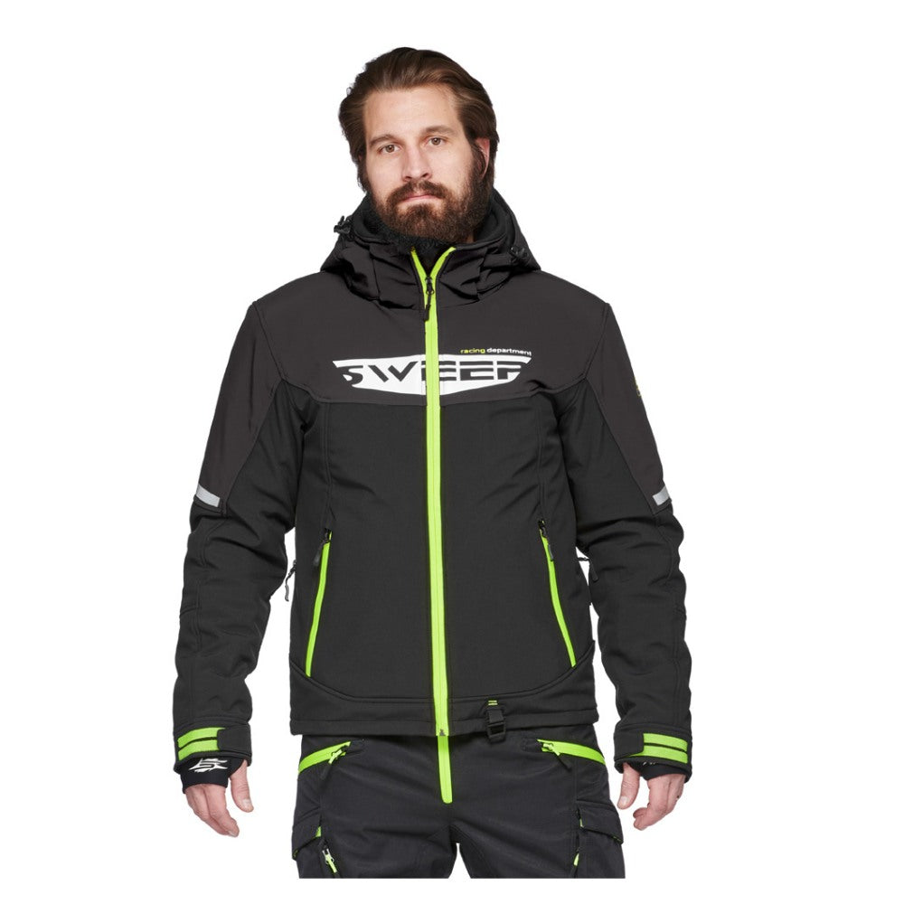 Sweep Concordia Softshell Jacka Svart/Grå