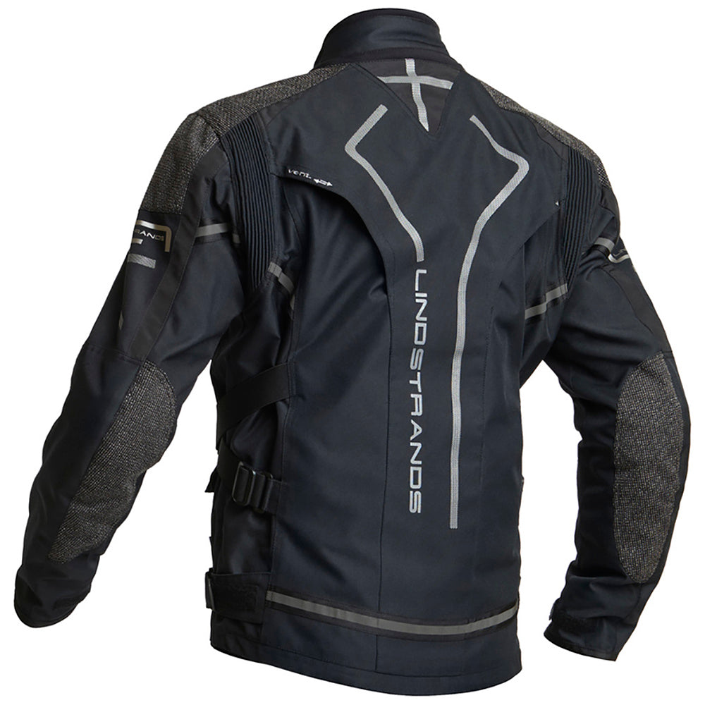 Lindstrands Mc Textiljacka Oman Svart