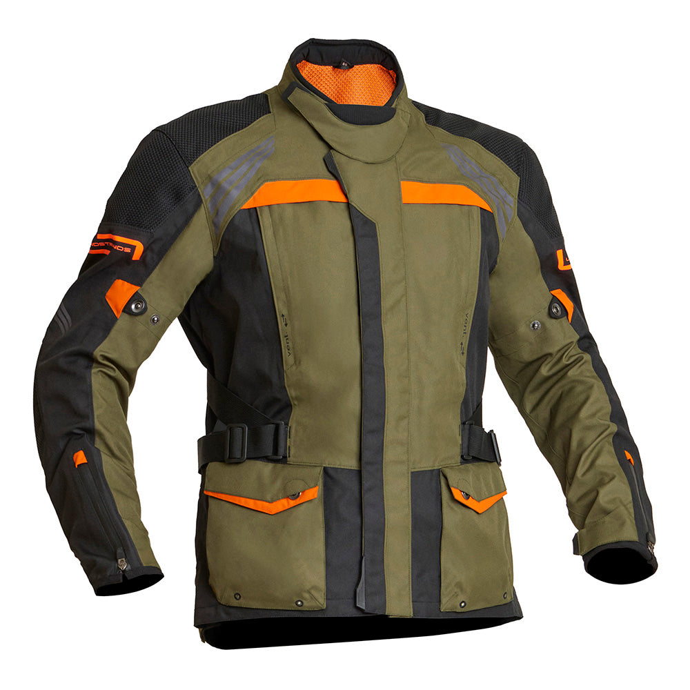 Lindstrands Mc Jacka Herr Transtrand Grön/orange