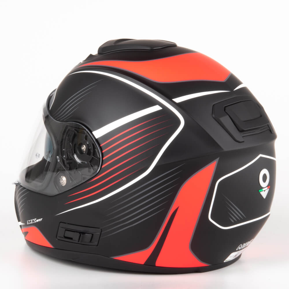 NOS NS-6 Integral Mc Hjälm Typhoon Röd