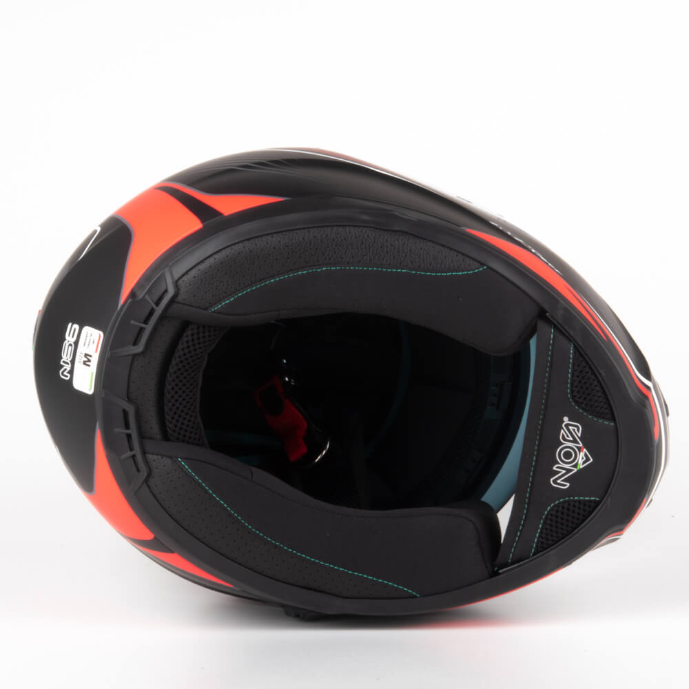 NOS NS-6 Integral Mc Hjälm Typhoon Röd