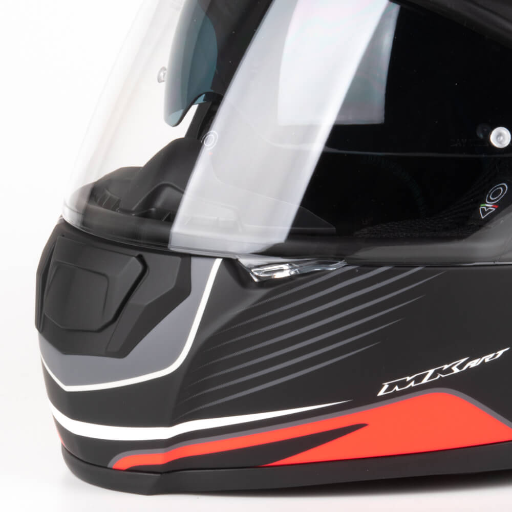 NOS NS-6 Integral Mc Hjälm Typhoon Röd