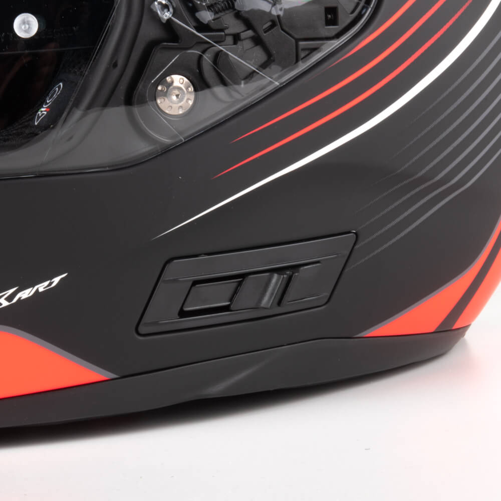 NOS NS-6 Integral Mc Hjälm Typhoon Röd