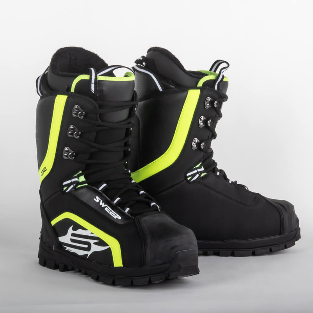Sweep Snowcore EVO Lace Stövel, Svart/Gul