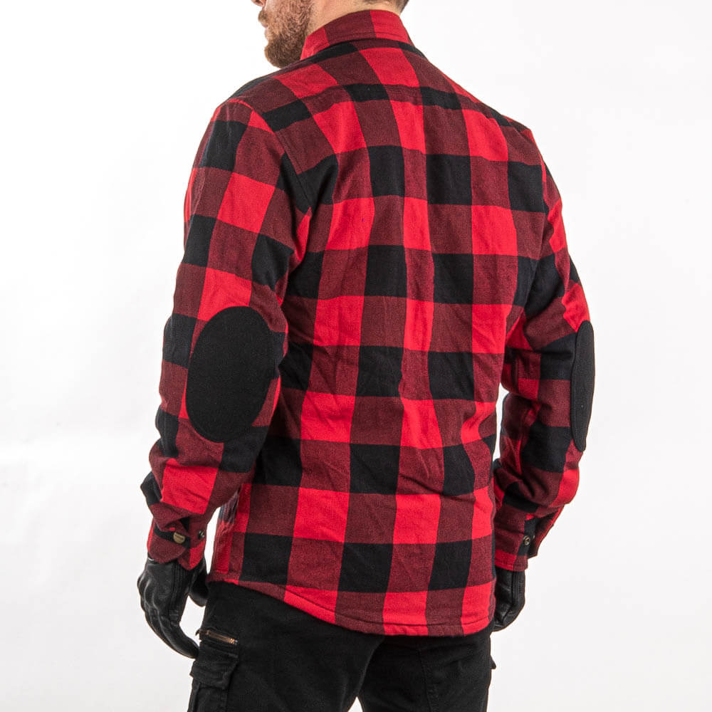 Twice Flanell Skjorta Dusty Herr Röd