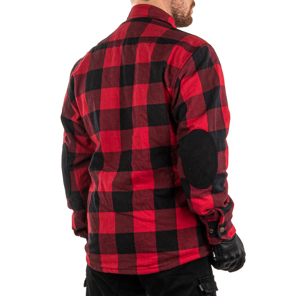 Twice Flanell Skjorta Dusty Herr Röd