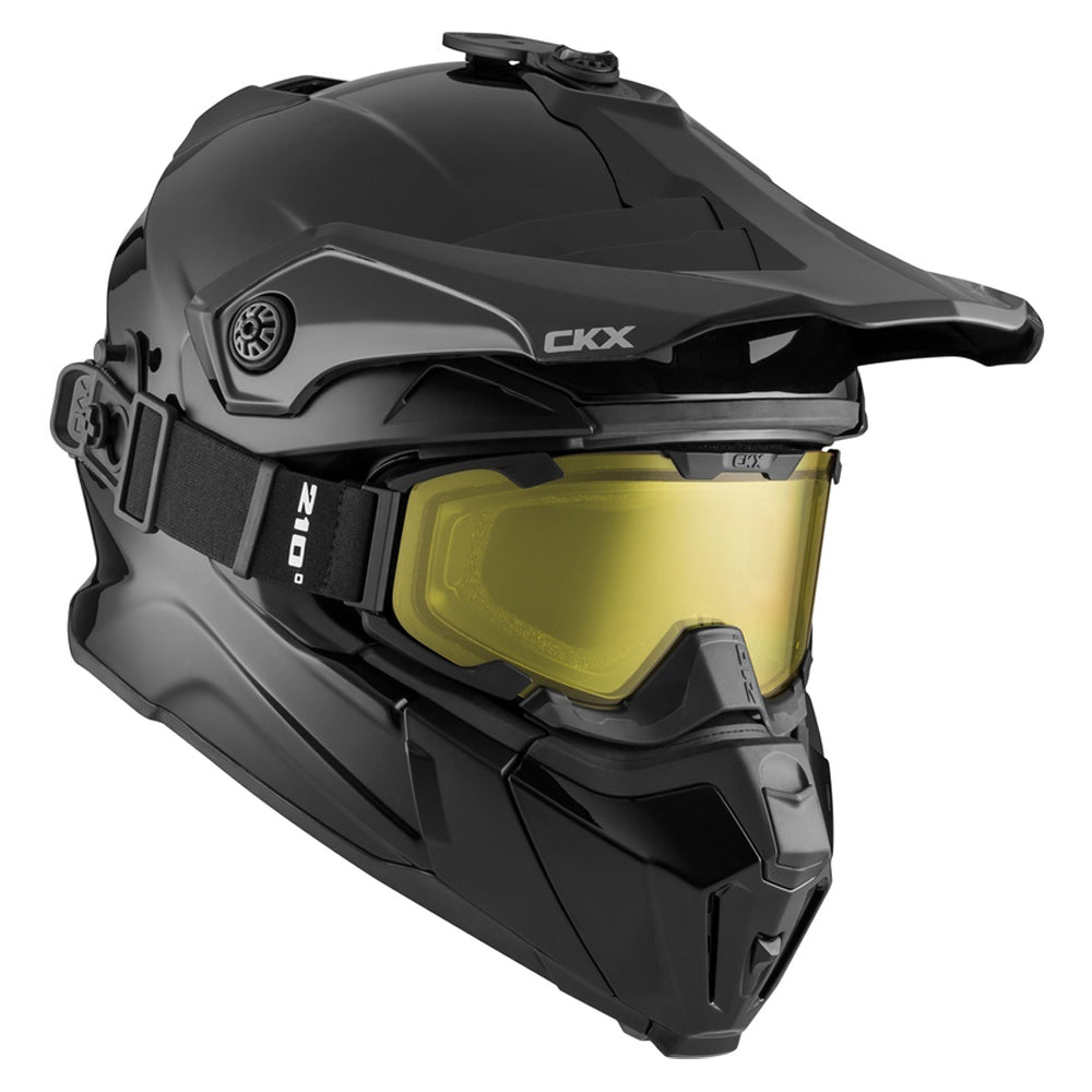 CKX Skoterhjälm Titan inkl goggles Mattsvart