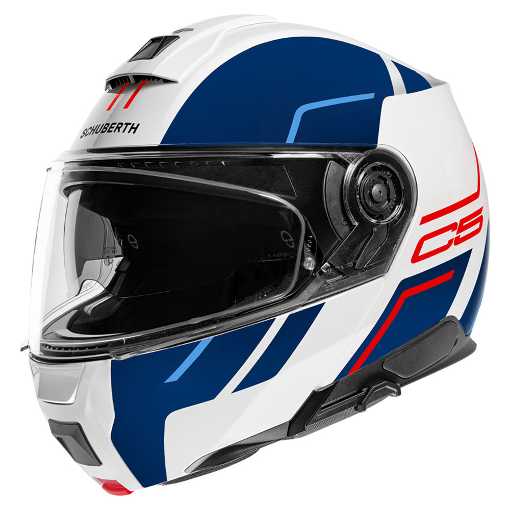 Schuberth C5 öppningsbar Mc hjälm Master Blå