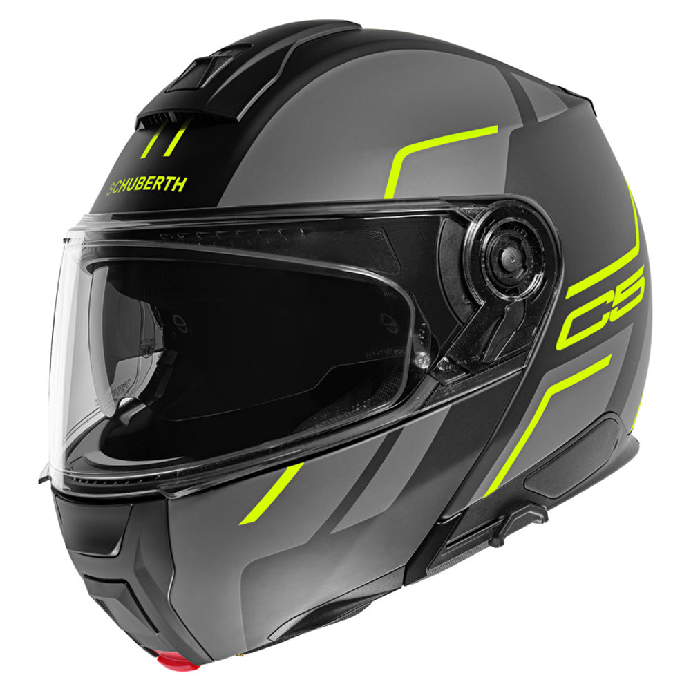 Schuberth C5 öppningsbar Mc hjälm Master Gul