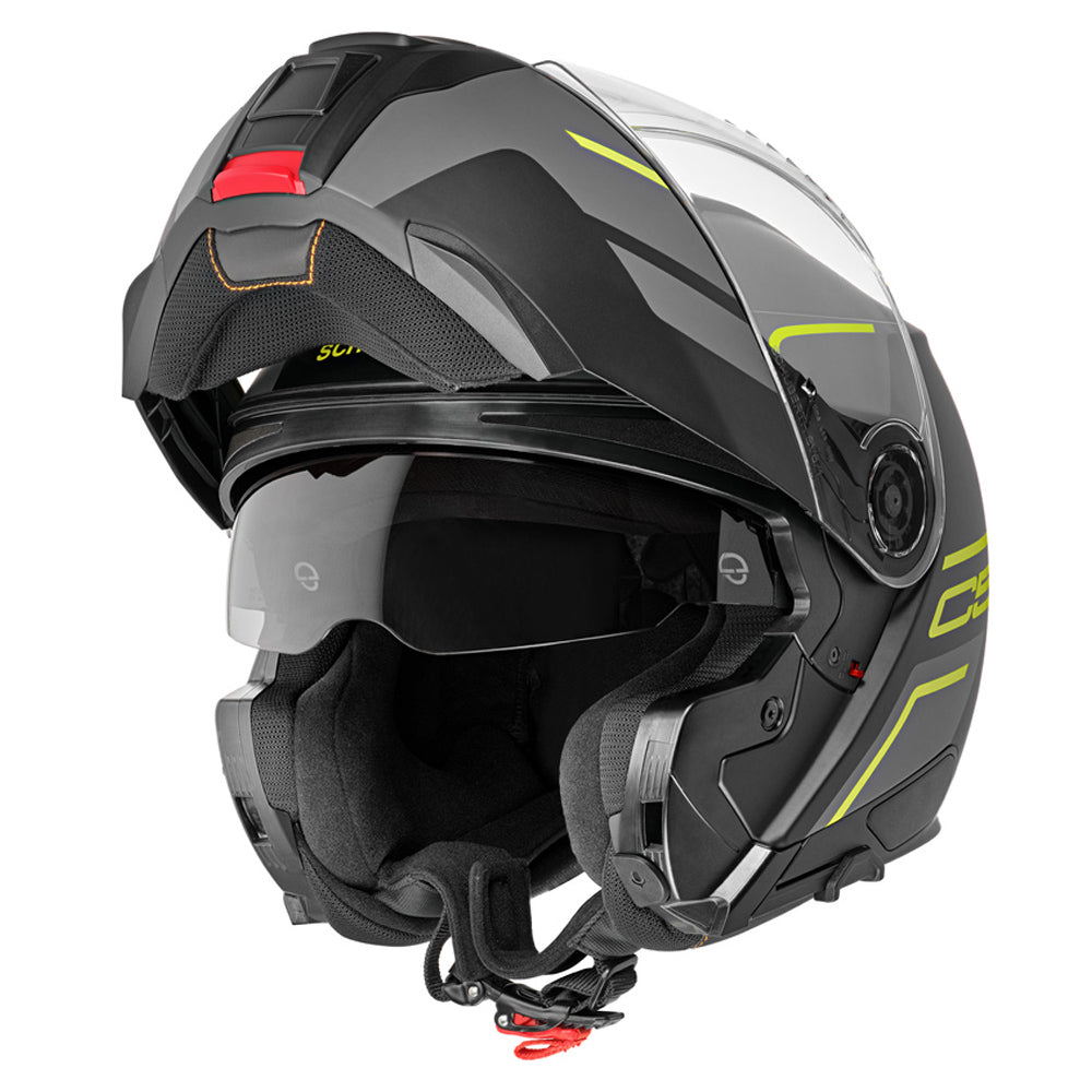 Schuberth C5 öppningsbar Mc hjälm Master Gul