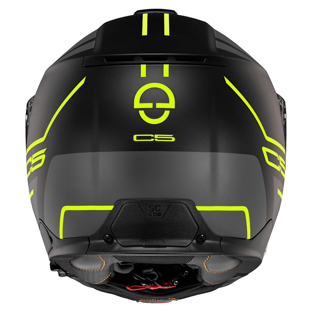 Schuberth C5 öppningsbar Mc hjälm Master Gul