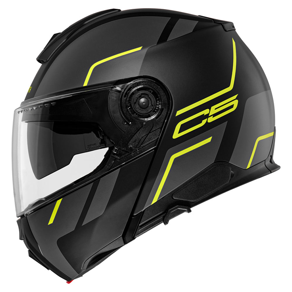 Schuberth C5 öppningsbar Mc hjälm Master Gul