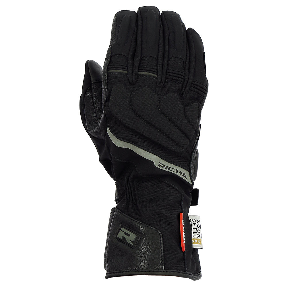 Richa Duke 2 Vattentät Mc handske Dam Svart