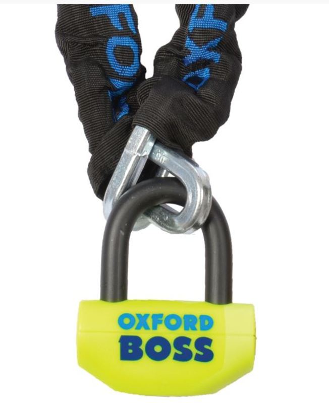 OXFORD lås Boss och 1,5m kedja SSF godkänt
