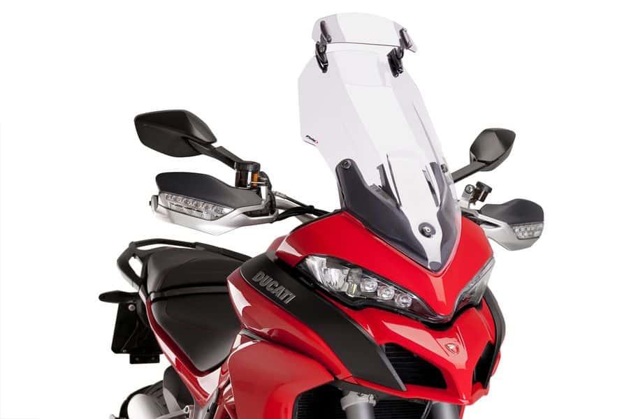 Puig VISOR MULTIADJUSTABLE CLIP-ON 230X90MM. C/CLEAR