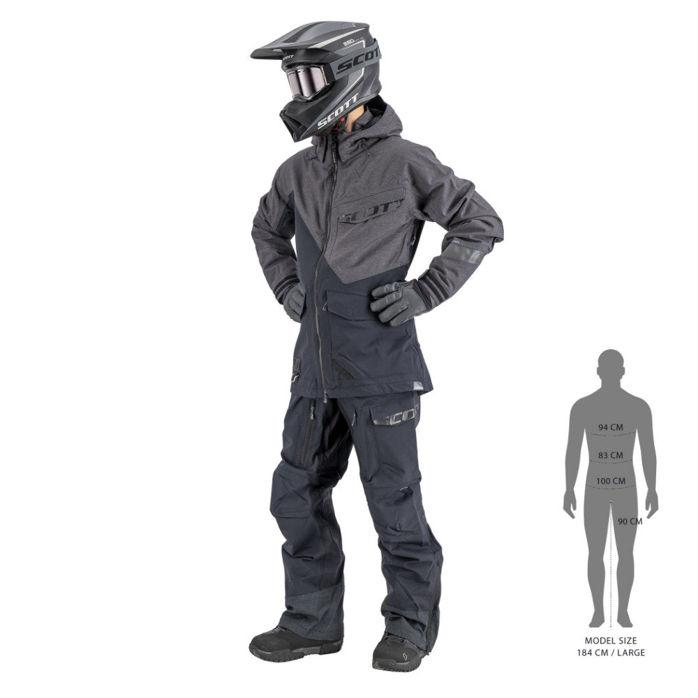 SCOTT Skoterbyxa XT SHELL DRYO PANT Svart