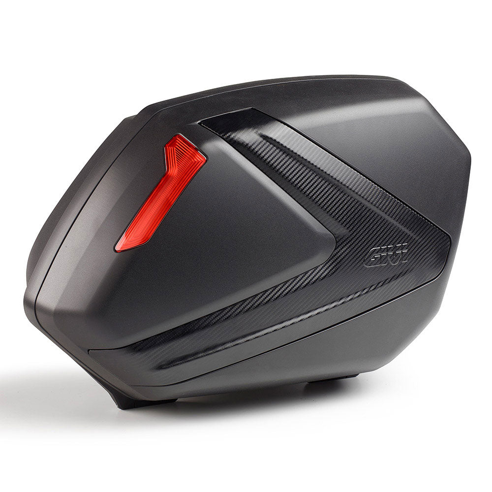 Givi Sidoväskor V37N, carbon look med röda reflexer