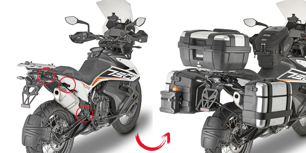 GIVI TUB.PANN.HOLDER KTM ADV 790