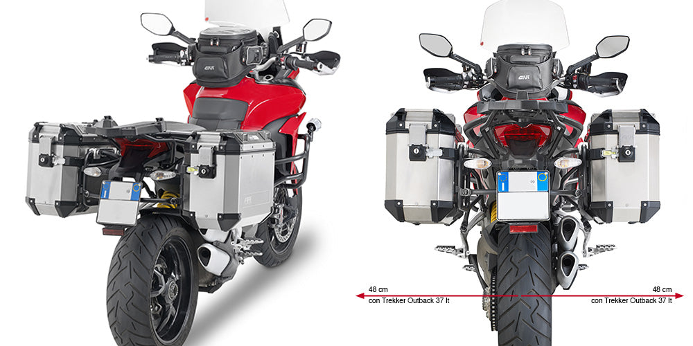 Givi Tubular pannier holder for CAM Trekker Outback Multistrada 1200 (15)