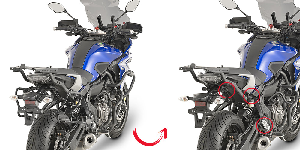 Givi sidoväskhållare för V35 Monokeyväskor MT-07 Tracer 2016-