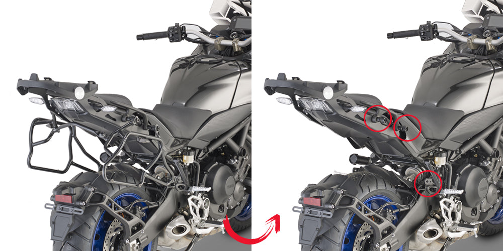 GIVI TUBULAR PANNIER HOLDER YAMAHA