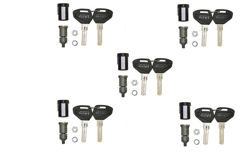 * Security Lock key set for 5 cases, including bush