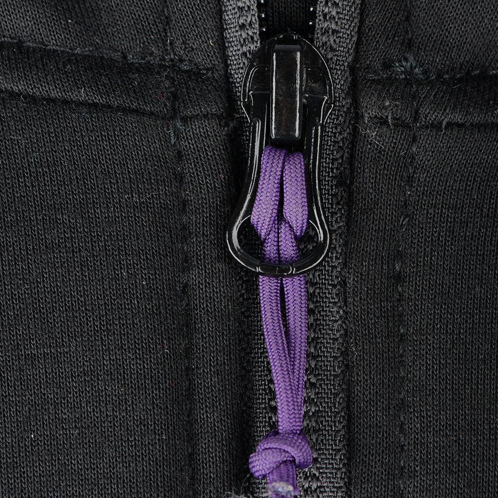 Oxford Mc Hoodie Dam Svart