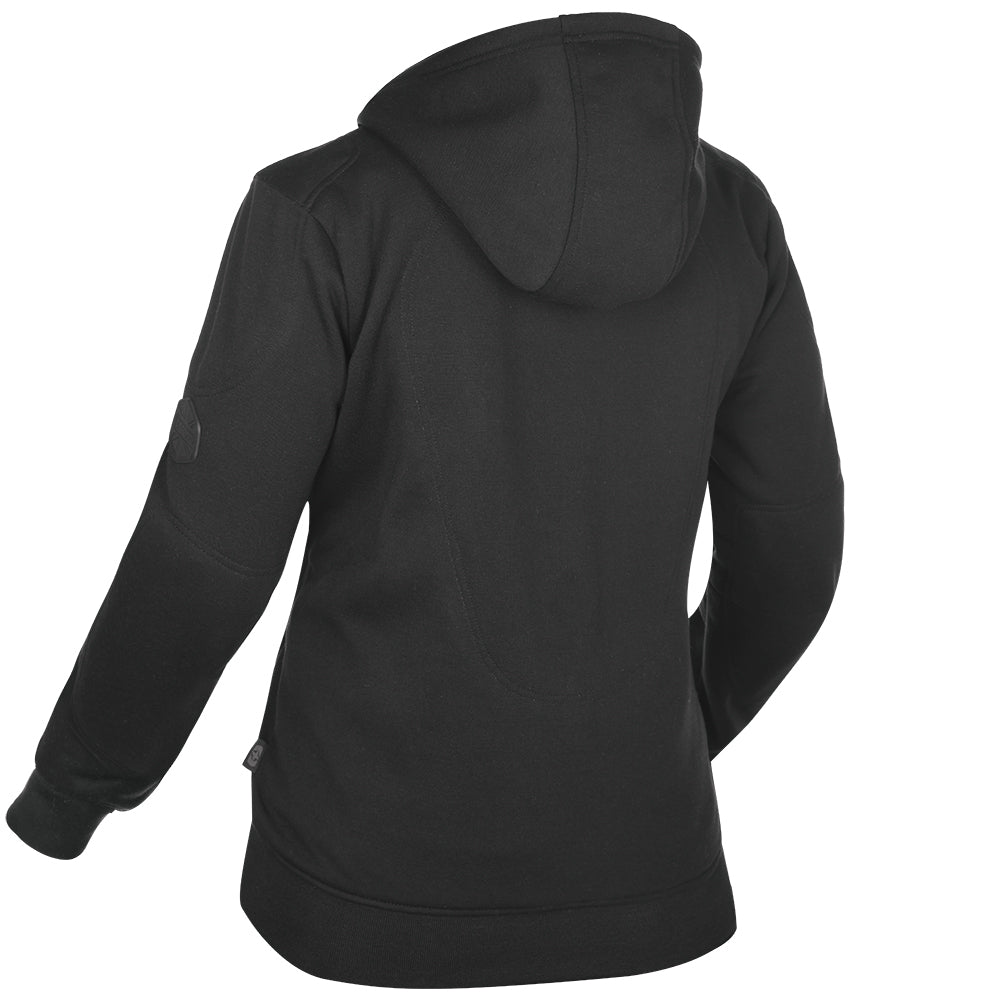 Oxford Mc Hoodie Dam Svart