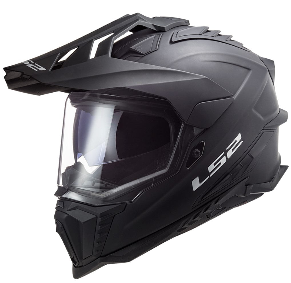 LS2 MX701 Explorer Adventure Mc Hjälm Mattsvart ECE 22.06