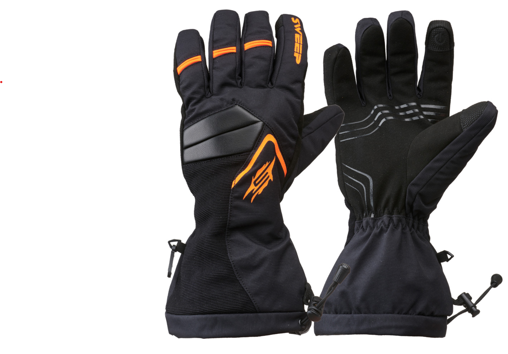 Sweep Scout Snöskoter Handske Svart/Orange