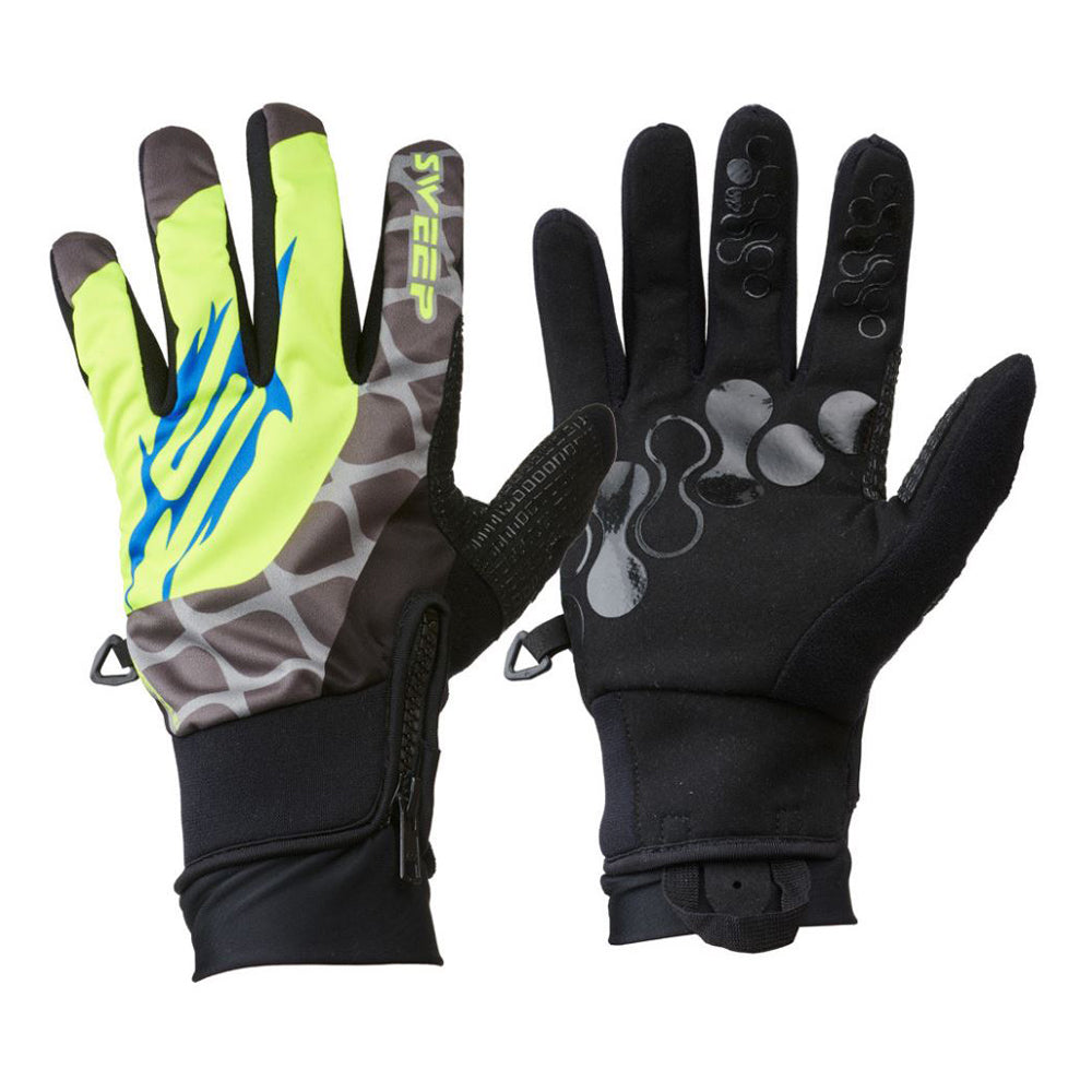 Sweep Freeride 2.1 Snöskoter Handske Grå/Gul/Blå