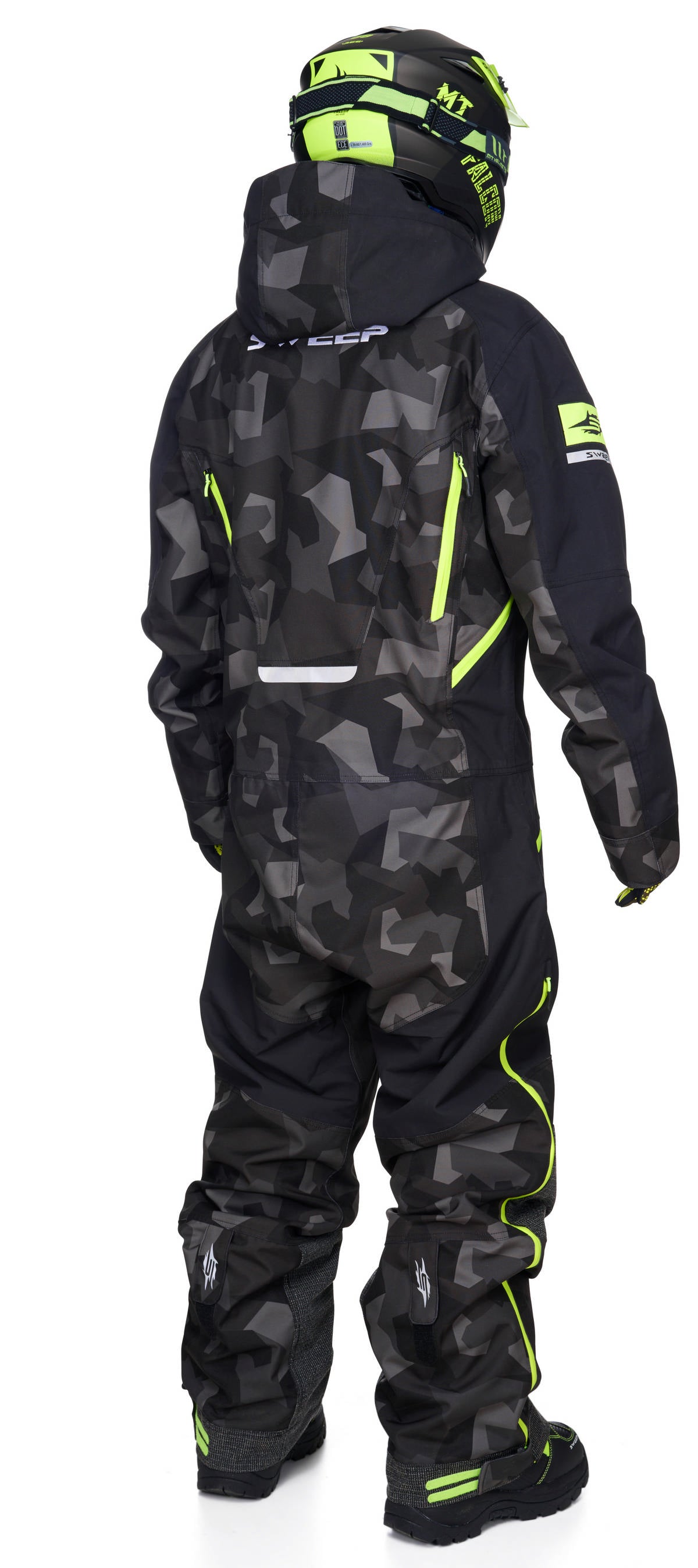 Sweep Peak Insulated Snöskoteroverall Svart/Camo/Gul